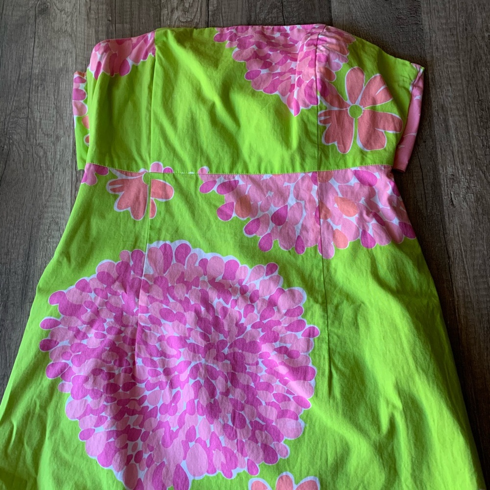 Lilly Pulitzer strapless dress - Picture 2 of 4